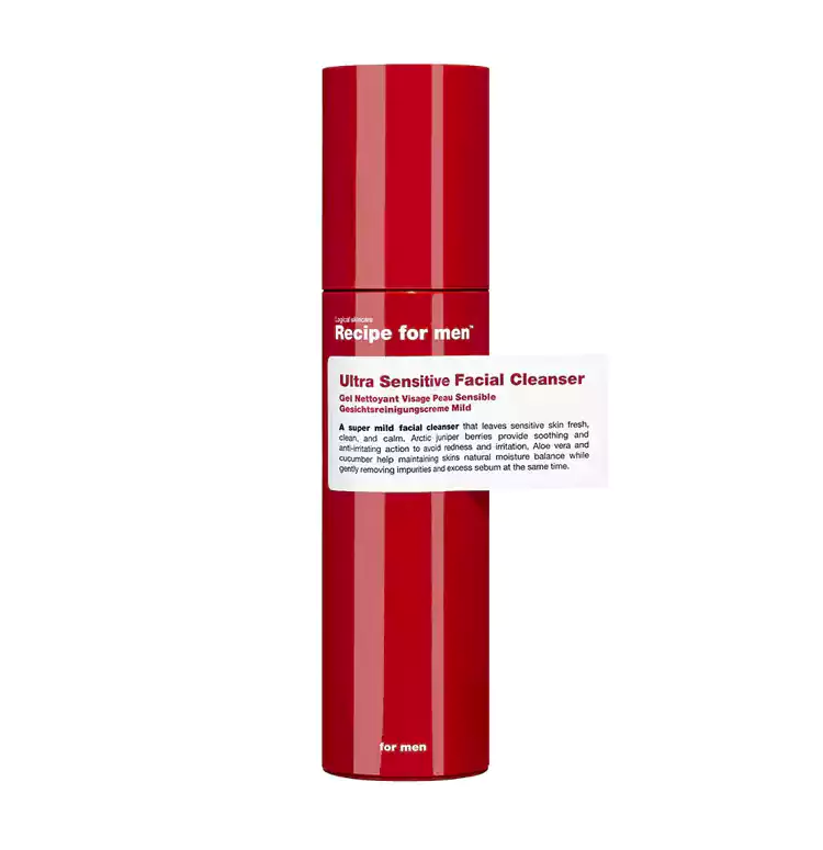 Recipe for Men Ultra Sensitive Facial Cleanser - 100ml